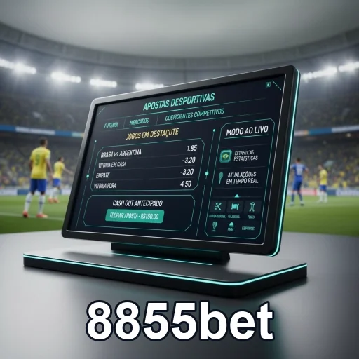 Ilustração de Explore a variedade de jogos da 8855bet com benefícios VIP