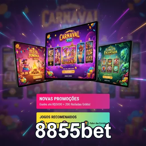 Ilustração de Experimente os melhores jogos online no 8855bet