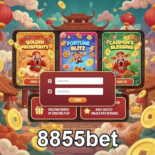 Ilustração de Experimente os melhores jogos online no 8855bet