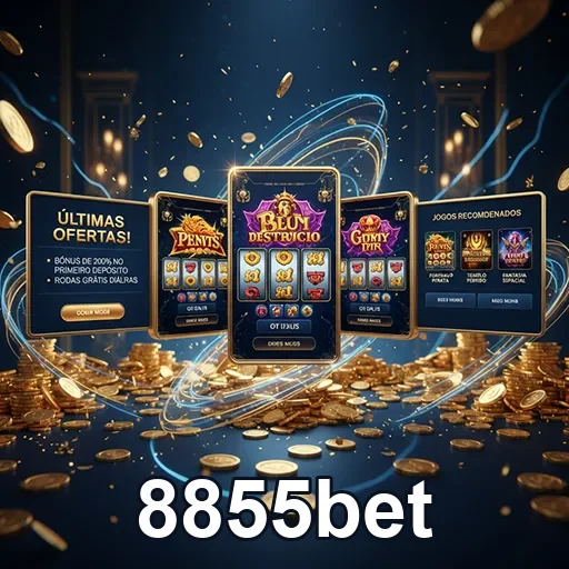 Ilustração de Jogos de Slot com Benefícios Adicionais